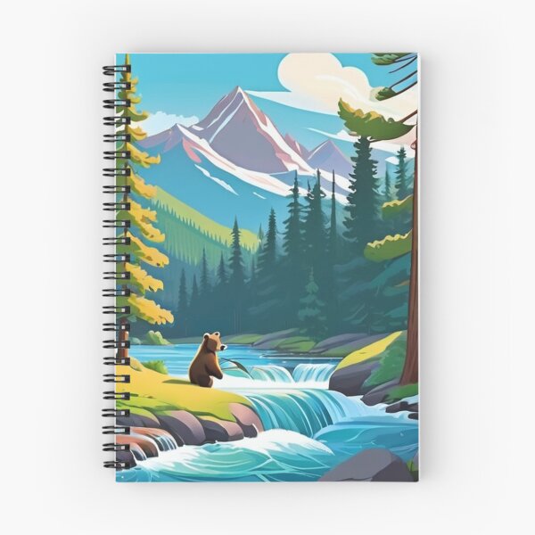 Item preview, Landscape - Brown Bear, Stylized Nature Scene designed and sold by World-Pets.