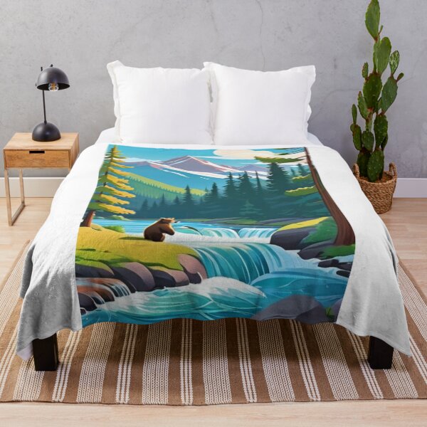 Item preview, Landscape - Brown Bear, Stylized Nature Scene designed and sold by World-Pets.