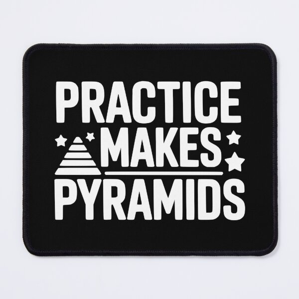 Item preview, Practice Makes Pyramids designed and sold by theartfulaspie.