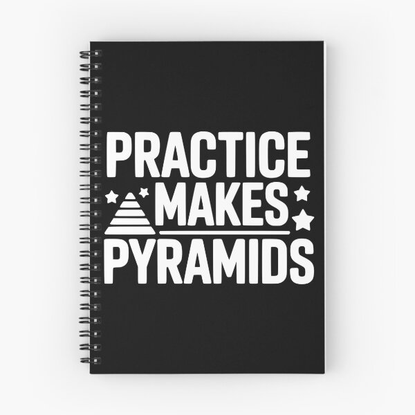 Item preview, Practice Makes Pyramids designed and sold by theartfulaspie.