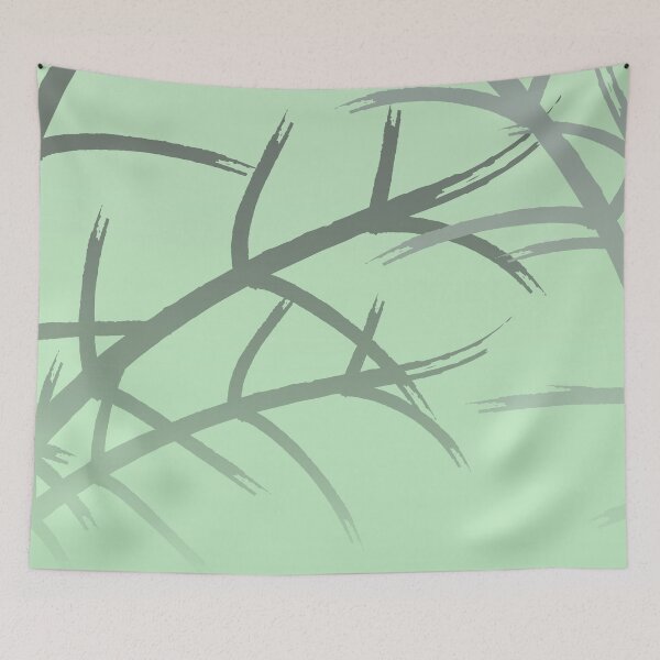 Item preview, Muted abstract leafless branches botanical illustration designed and sold by 722u.