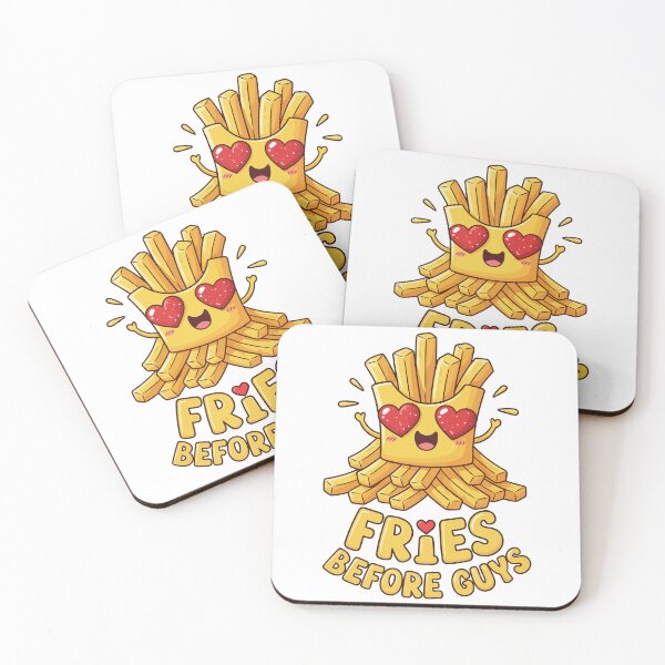 Item preview, Fries Before Guys Funny Cute Kawaii French Fries designed and sold by Amir Faysal.