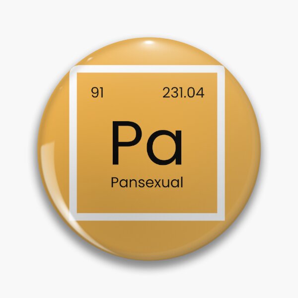 Item preview, Pansexual Chemistry Element designed and sold by Cute-Chaotic-Co.