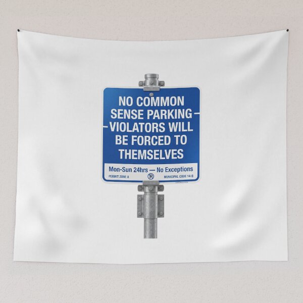 Item preview, Funny Parking Sign Parody Inappropriate Humor Design designed and sold by LunaMarkos.