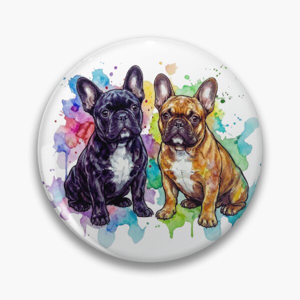Item preview, French Bulldogs Illustration Dog Lover Gift designed and sold by shallia.