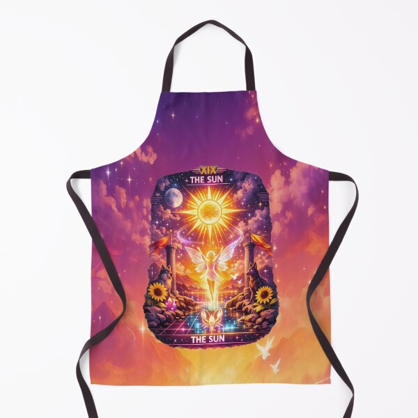 Item preview, Neon Vaporwave Tarot Illustration – The Sun designed and sold by MysticOzzy.