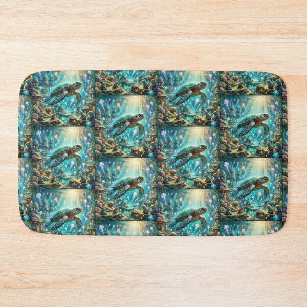 Item preview, Ocean Guardian – Fantasy Sea Turtle Dreamscape designed and sold by Dogandesighn.