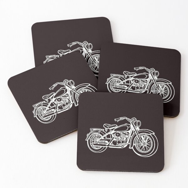 Item preview, Vintage Classic Motorcycle Line Art Illustration designed and sold by ArtPer-design.