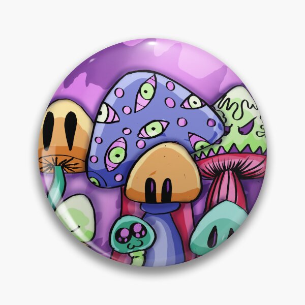 Item preview, Mush-men mushroom art designed and sold by shuckandsteel.