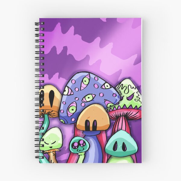 Item preview, Mush-men mushroom art designed and sold by shuckandsteel.
