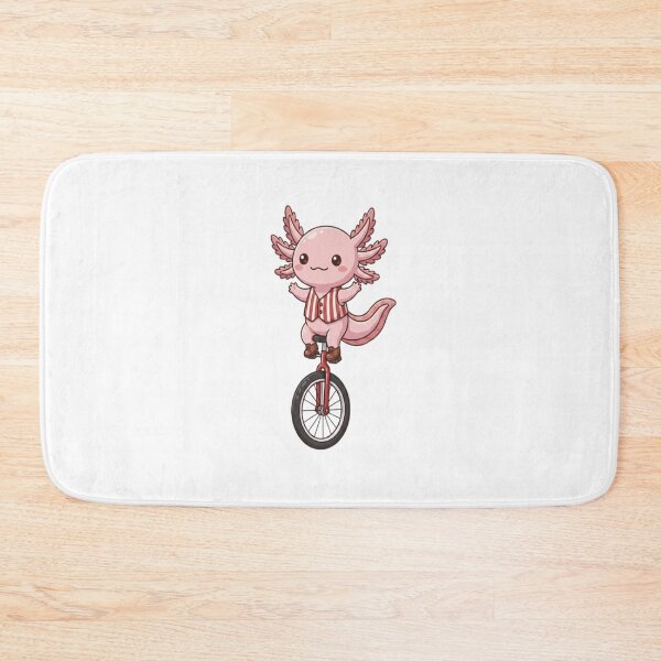 Item preview, Cute Axolotl Riding Red Unicycle designed and sold by Ella_Sketch.