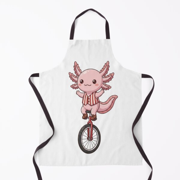 Item preview, Cute Axolotl Riding Red Unicycle designed and sold by Ella_Sketch.