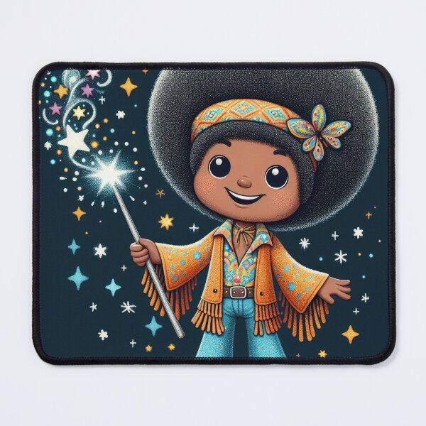 Item preview, Black Hippie Magician designed and sold by Art School Dropout.