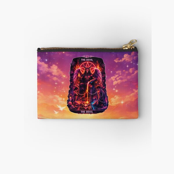 Item preview, XV – THE DEVIL (Vaporwave Tarot Edition) designed and sold by MysticOzzy.