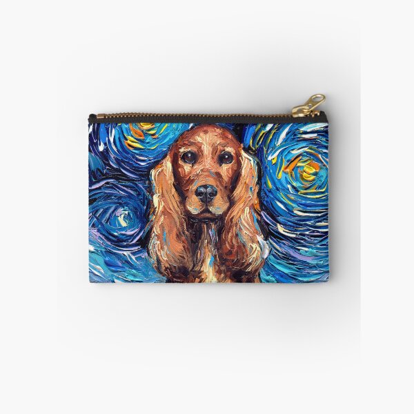 Item preview, Red Cocker Spaniel Night designed and sold by AjaTrier.