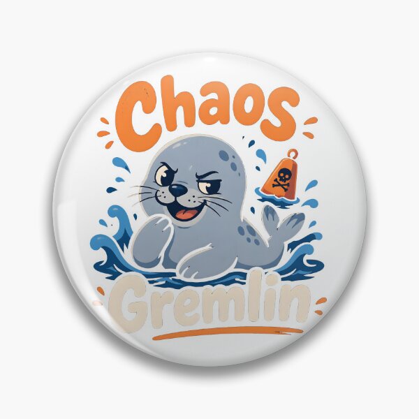 Item preview, Chaos Gremlin Funny Seal designed and sold by VINTOR-.