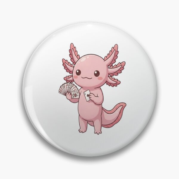 Item preview, Cute Axolotl Playing Card Game designed and sold by Ella_Sketch.