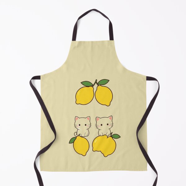 Item preview, Two Kawaii Kittens on Lemons - Cute Summer Design designed and sold by Natalia-Vlad.