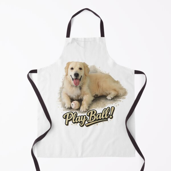Item preview, Play Ball! Cute Tucker Golden Retriever Baseball T-Shirt designed and sold by No Kings Bling.