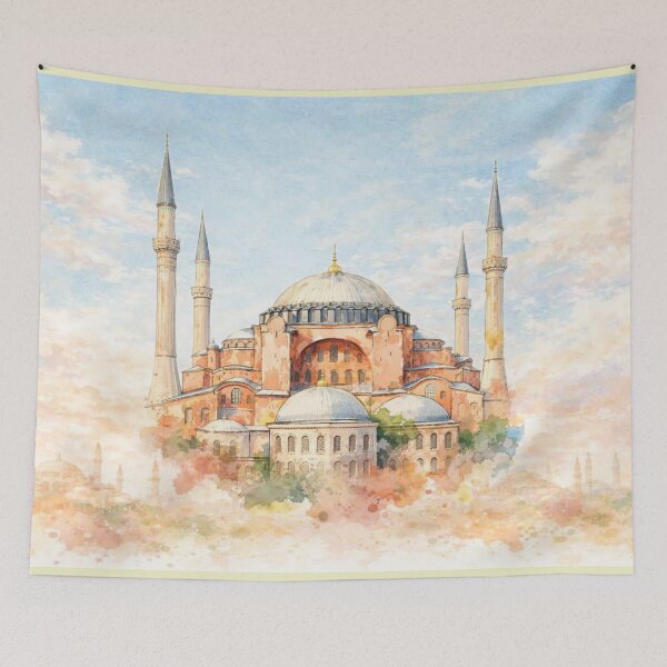 Item preview,  Hagia Sophia Mosque — Watercolor Istanbul  designed and sold by MysticOzzy.