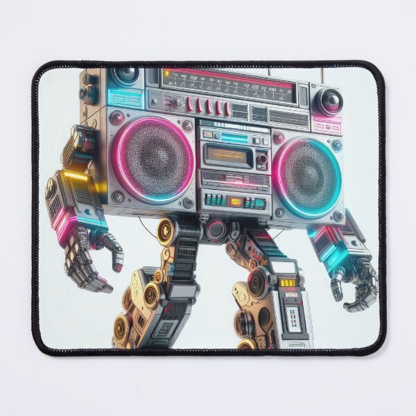 Item preview, Colorful Boom Box Robot designed and sold by Art School Dropout.