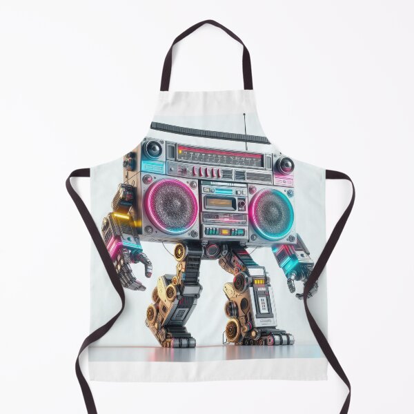 Item preview, Colorful Boom Box Robot designed and sold by Art School Dropout.