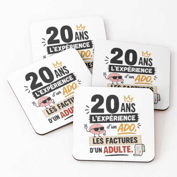 Item preview, 20 Years Old – A Teenager's Experience, an Adult's Bills | Funny Birthday T-Shirt designed and sold by WearStudios.