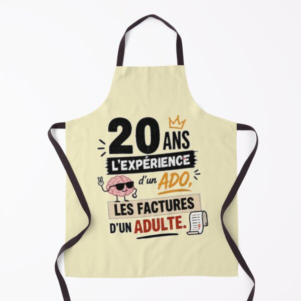 Item preview, 20 Years Old – A Teenager's Experience, an Adult's Bills | Funny Birthday T-Shirt designed and sold by WearStudios.