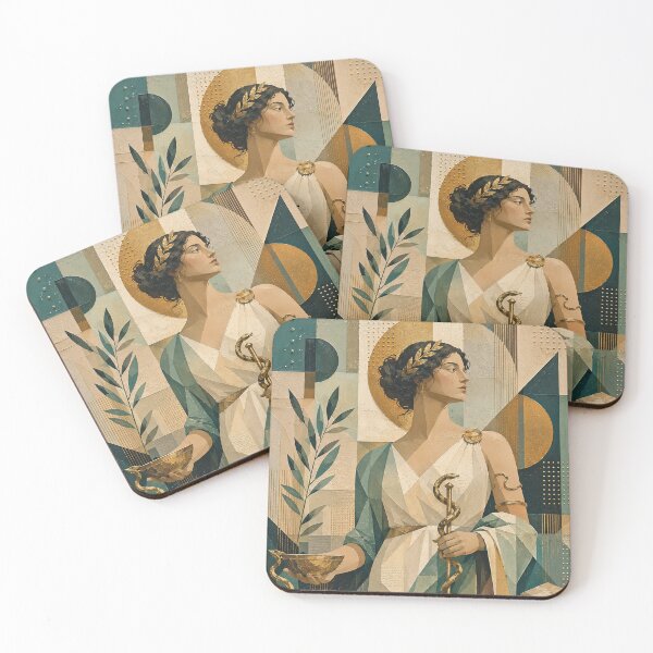 Item preview,  Hygieia, Greek Goddess of health painting. designed and sold by GalleryKauffeld.