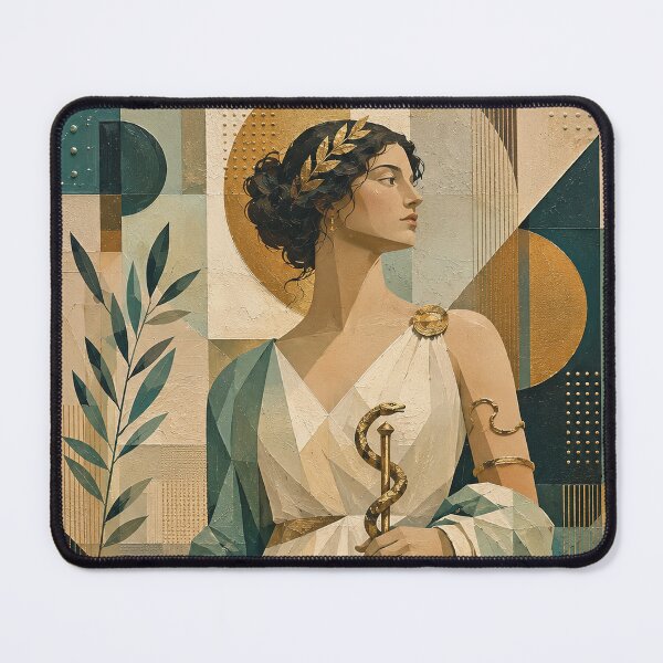 Item preview, Hygieia, Greek Goddess of health painting. designed and sold by GalleryKauffeld.