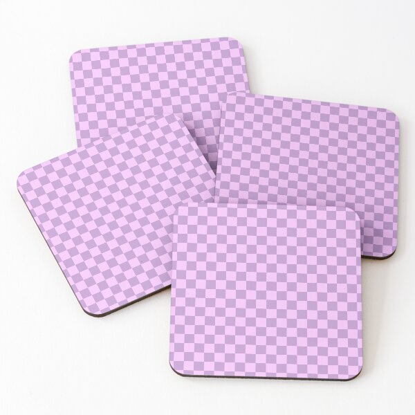 Item preview, Purple Coquette Checkered Pattern | Pastel Lavender Checkerboard Grid | Minimalist Lilac and Purple Gingham | Soft Purple Checkered Design designed and sold by VivaFy.
