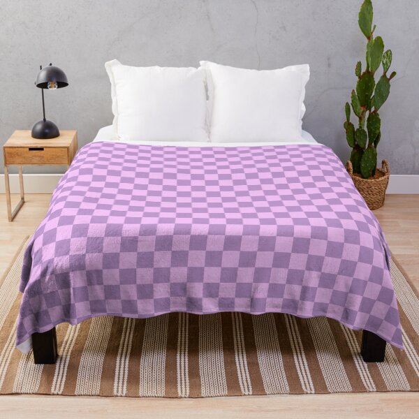 Artikelvorschau, Lila-verspieltes Karomuster | Pastell-lavendelfarbenes Schachbrettmuster | Minimalistisches Flieder- und Lila-Gingham | Zartes lila Karodesign entworfen und verkauft von VivaFy.