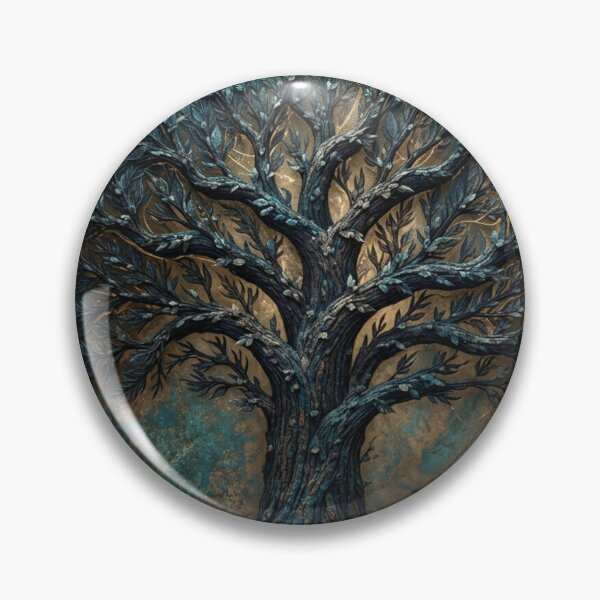 Item preview, Ancient Yggdrasil Tree of Life Rust designed and sold by WitchyBotanicaArt.