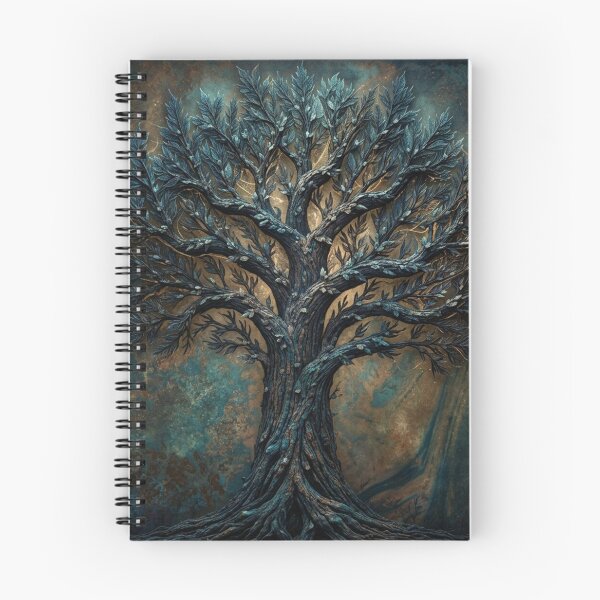 Item preview, Ancient Yggdrasil Tree of Life Rust designed and sold by WitchyBotanicaArt.