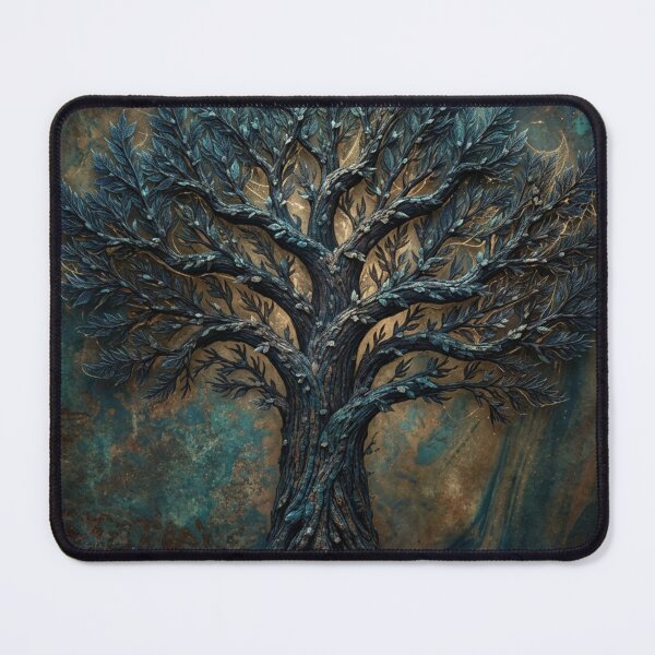 Item preview, Ancient Yggdrasil Tree of Life Rust designed and sold by WitchyBotanicaArt.