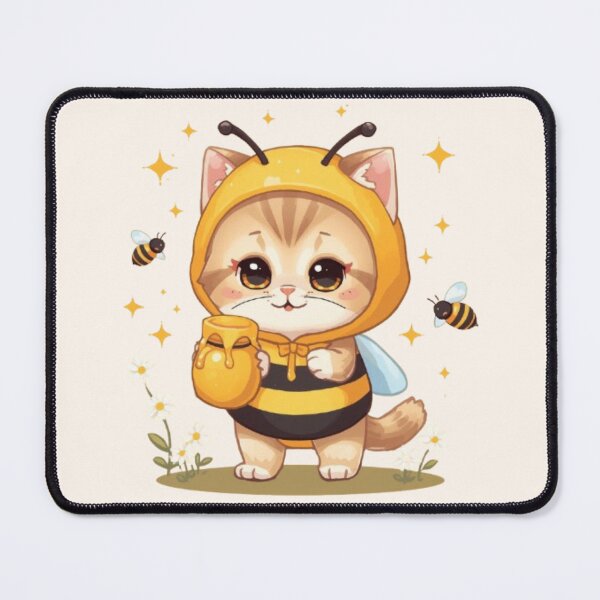 Item preview, Cute Honey Bee Cat Kawaii Sticker | Adorable Bee Kitty Gift designed and sold by Stylestickers55.