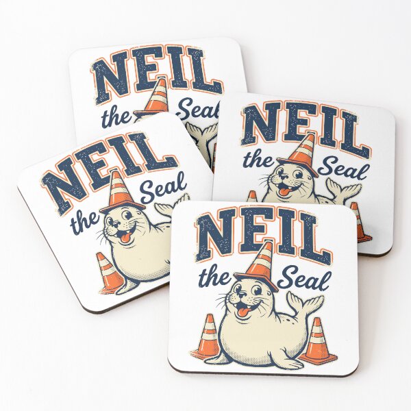 Item preview, Neil the Seal - Emotional Support Cone | Funny Tasmanian Seal designed and sold by Uglyandcute.