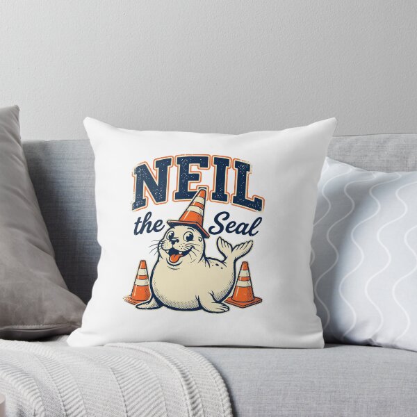 Item preview, Neil the Seal - Emotional Support Cone | Funny Tasmanian Seal designed and sold by Uglyandcute.