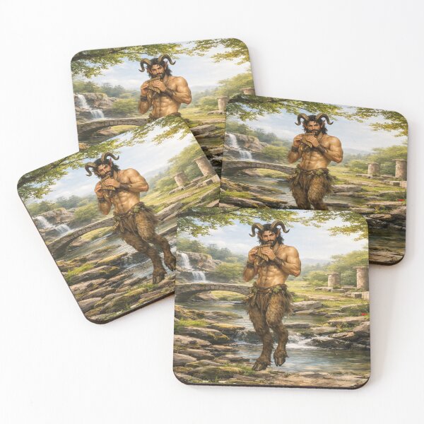 Item preview, Pan the Forest Guardian – Mythic Satyr Art designed and sold by MysticOzzy.