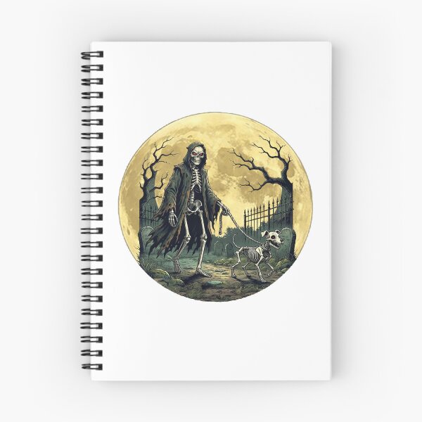 Item preview, Walking the Doggie under a Halloween Moon designed and sold by susiecc.