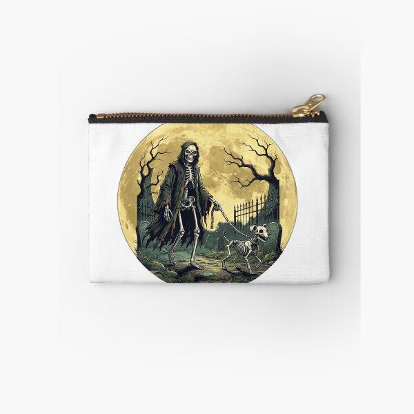 Item preview, Walking the Doggie under a Halloween Moon designed and sold by susiecc.