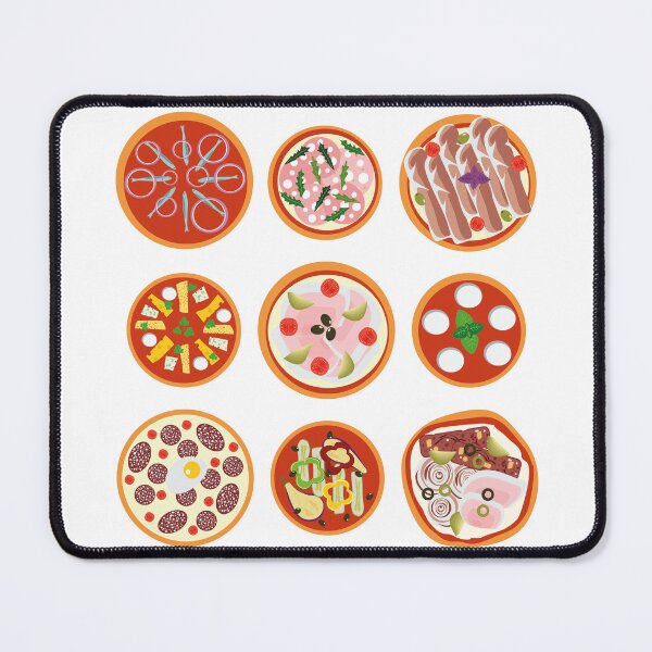 Item preview, A set of different types of Italian pizza designed and sold by Tana&tanuc.