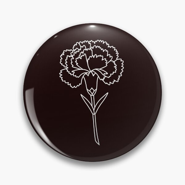 Item preview, Minimalist Carnation Flower Line Art Illustration designed and sold by ArtPer-design.