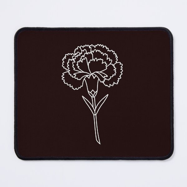 Item preview, Minimalist Carnation Flower Line Art Illustration designed and sold by ArtPer-design.