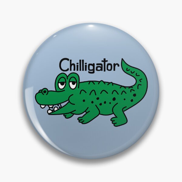 Item preview, Chilligator Crocodile designed and sold by RetroChunky®.
