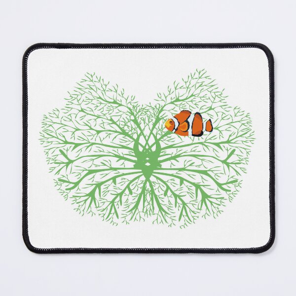 Item preview, Seaweed con red clown fish designed and sold by Tana&tanuc.