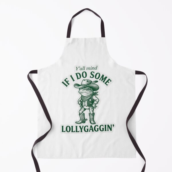 Item preview, Yall Mind If I Do Some Lollygaggin Cowboy Frog designed and sold by raedattia.