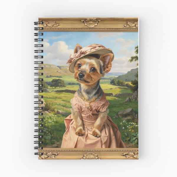 Item preview, A formal baroque-style royal portrait illustration of a charming Yorkshire Terrier  designed and sold by 123ks.