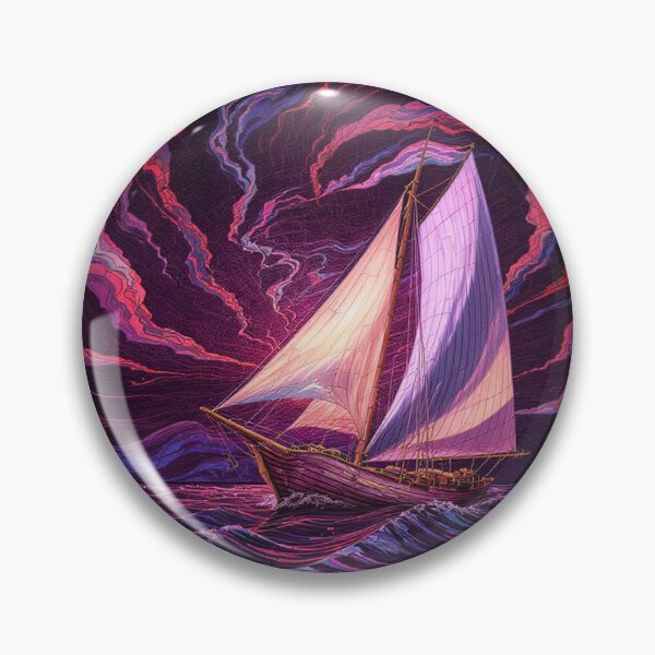 Item preview, Abstract Clipper Ship Nautical Ocean Scene designed and sold by GaffaDesigns.