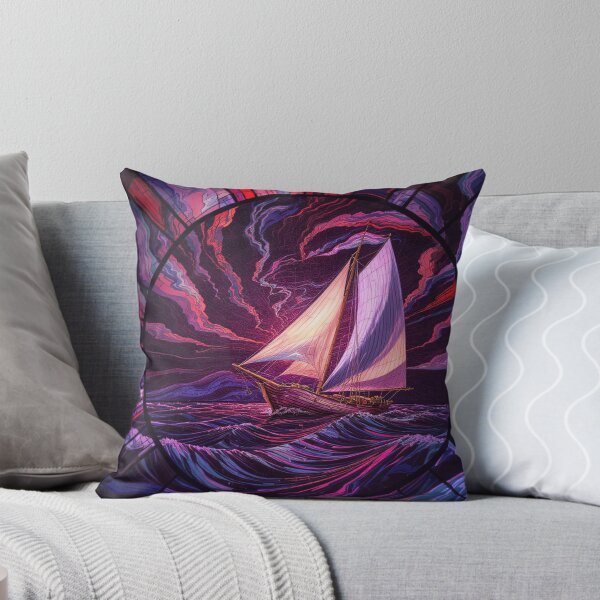 Item preview, Abstract Clipper Ship Nautical Ocean Scene designed and sold by GaffaDesigns.